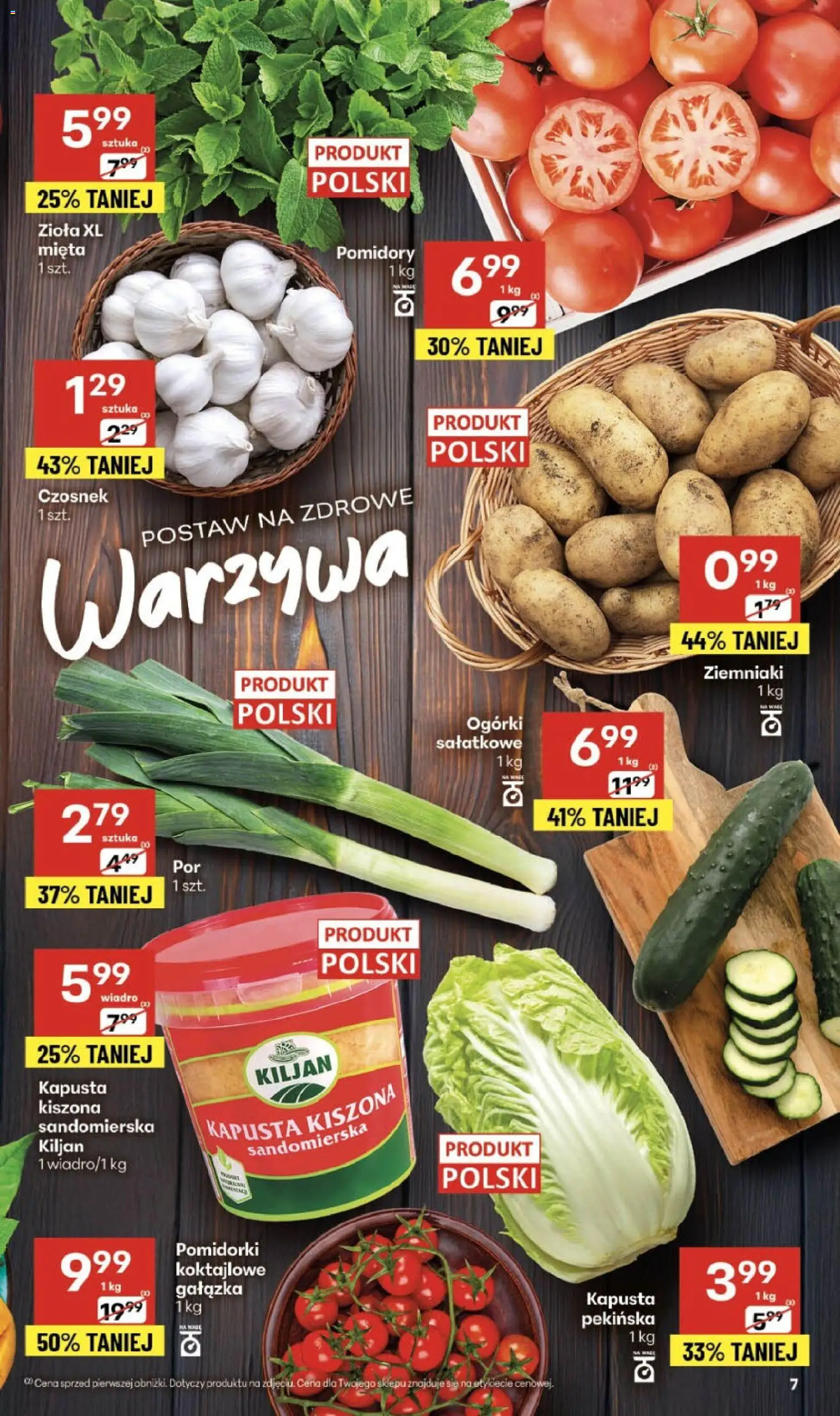 Delikatesy Centrum Black Friday od 27.11.2025 | Strona: 7 | Produkty: Kapusta, Kapusta kiszona, Ogórki, Warzywa