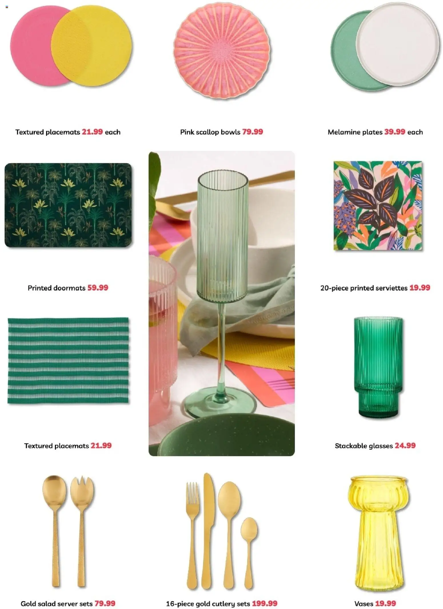 New PEP Stores catalogue – valid from 27.11.2025 | Page: 2 | Products: Glasses, Bowls, Salad