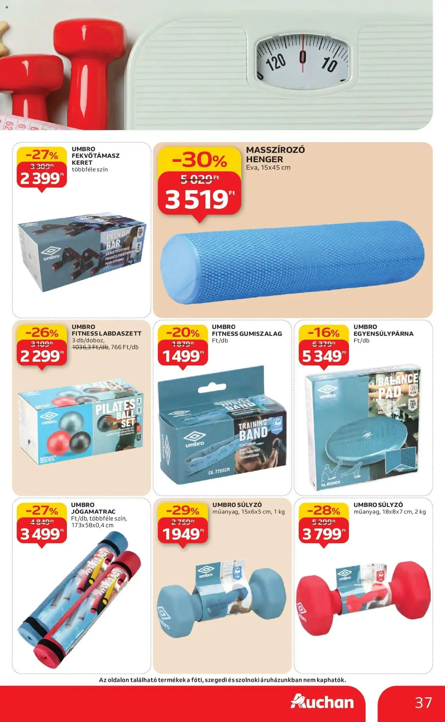 Auchan akciós ujság - amely érvényes a következő dátumtól: 22.01.2026 | Oldal: 37