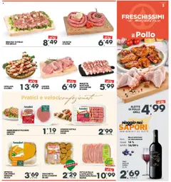 Volantino Interspar del 18.09.2025 | Pagina: 3 | Prodotti: Petto di Pollo, Pancetta, Vino, Crocchette