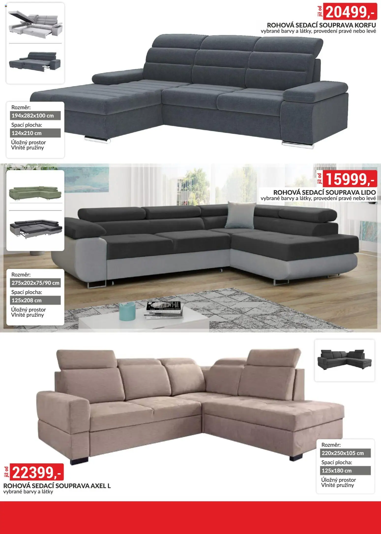 BAUMAX leták - Objevte svět nábytku od 01.04.2026 | Strana: 6 | Produkty: Sedací souprava, Barvy