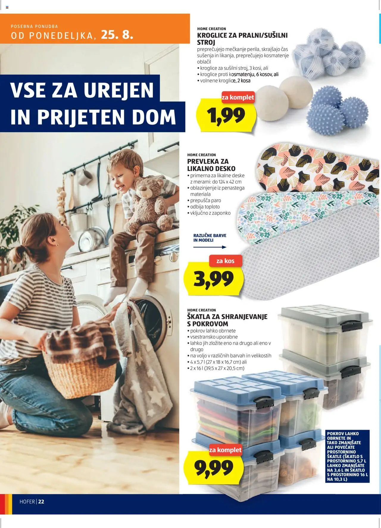 Hofer SI katalog | vrijedi od 21.08.2025 | Stranica: 22