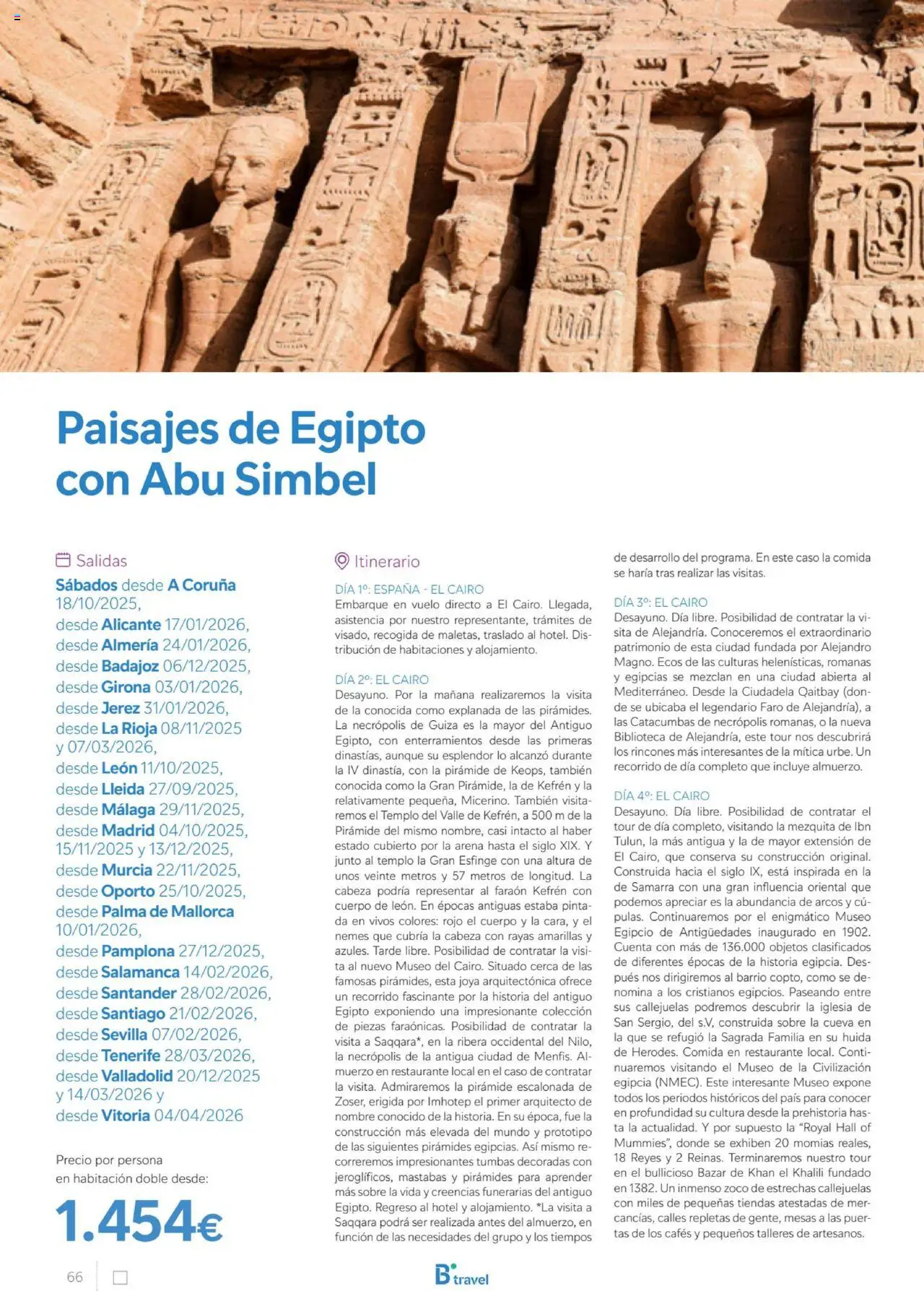 B the travel brand Egipto │ válido desde el 01.07.2025 | Página: 66