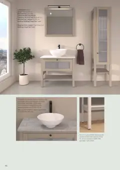 Bauhaus - erbjudanden - Förhandsvisning av reklamblad från butik Bauhaus aktuell från 25.08.2025 | Sida: 46 | Produkter: Hylla, Tvättställ, Spegel, Lampa
