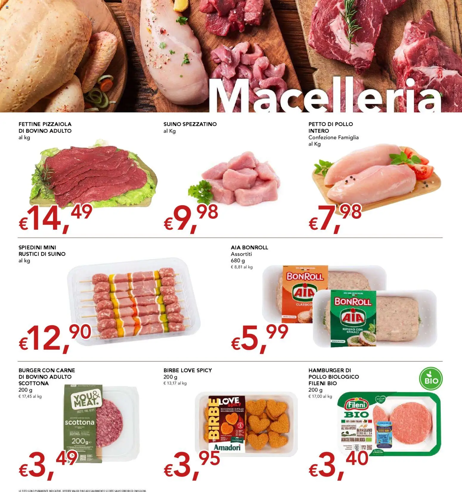 Volantino Migross del 12.02.2026 | Pagina: 3 | Prodotti: Pollo, The, Rustici, Hamburger