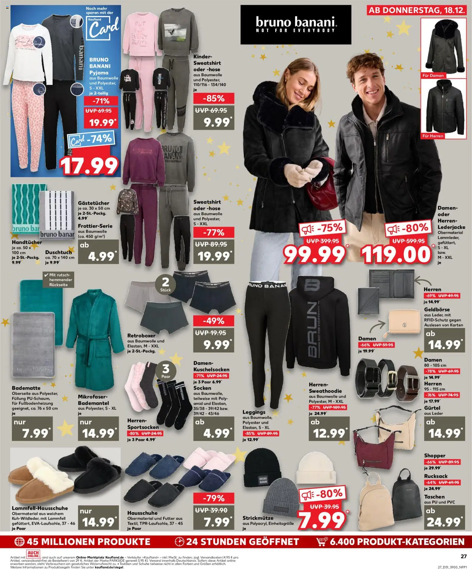 Kaufland prospekt Berlin	 – gültig ab 21.12.2025 | Seite: 27 | Produkte: Sweatshirt, Hoodie, Hose, Gürtel