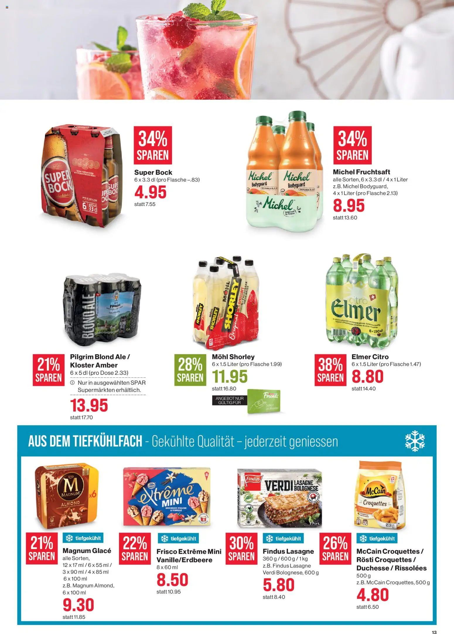 SPAR - SPAR Handels AG – gültig ab 26.03.2026 | Seite: 13 | Produkte: En Kommode, Glace