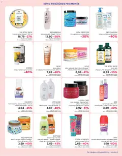 Eurokos leidinys galioja nuo 03.02.2026 | Puslapis: 9 | Prekių: Sviestas, Aliejus, Dušo želė, Prausiklis