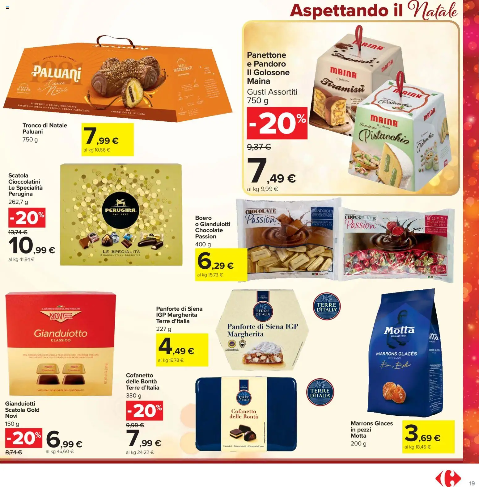 Volantino Carrefour del 02.12.2025 | Pagina: 19 | Prodotti: Crema, Nocciole, Liquore, Scatola