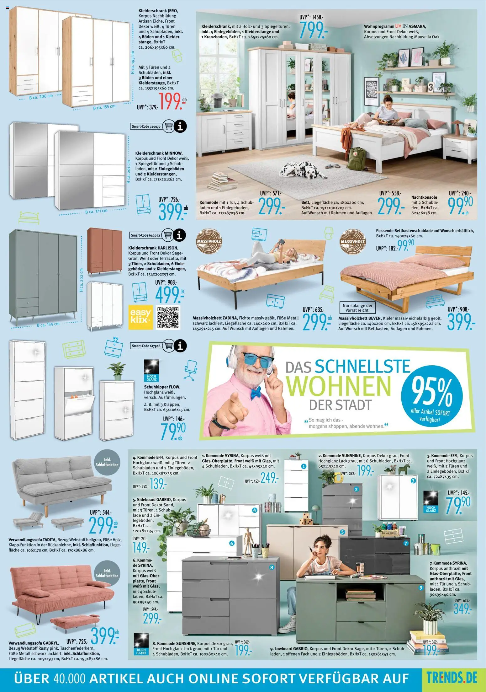 Trends Prospekt 	 – gültig ab 29.11.2025 | Seite: 5 | Produkte: Sideboard, Kommode, Liege, Tür