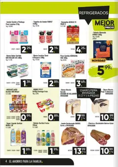 Family Cash folleto │ válido desde el 07.07.2025 | Página: 4 | Productos: Yogur, Jamón, Jamón cocido, Salmón ahumado