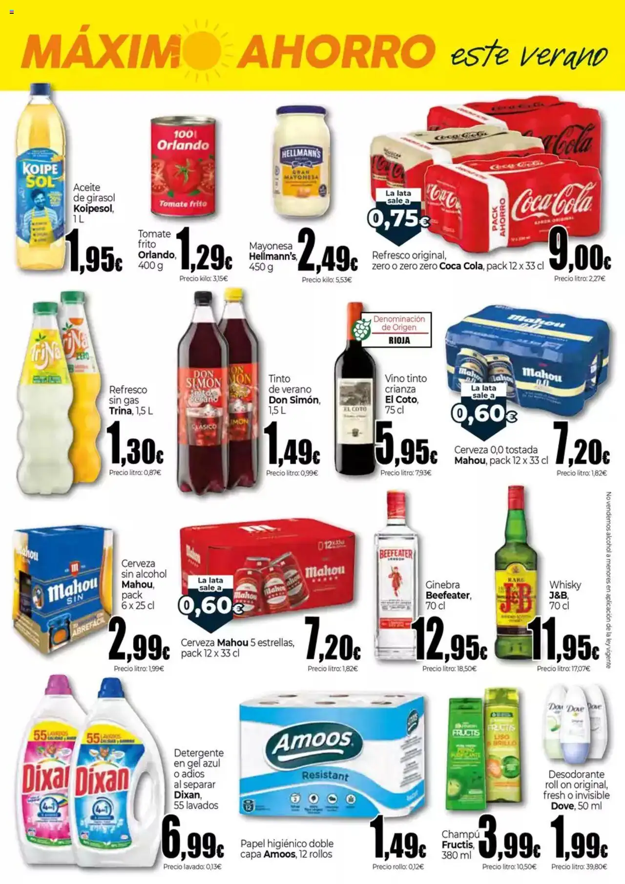 Unide folleto │ válido desde el 03.07.2025 | Página: 3 | Productos: Cerveza sin alcohol, Aceite, Whisky, Aceite de girasol
