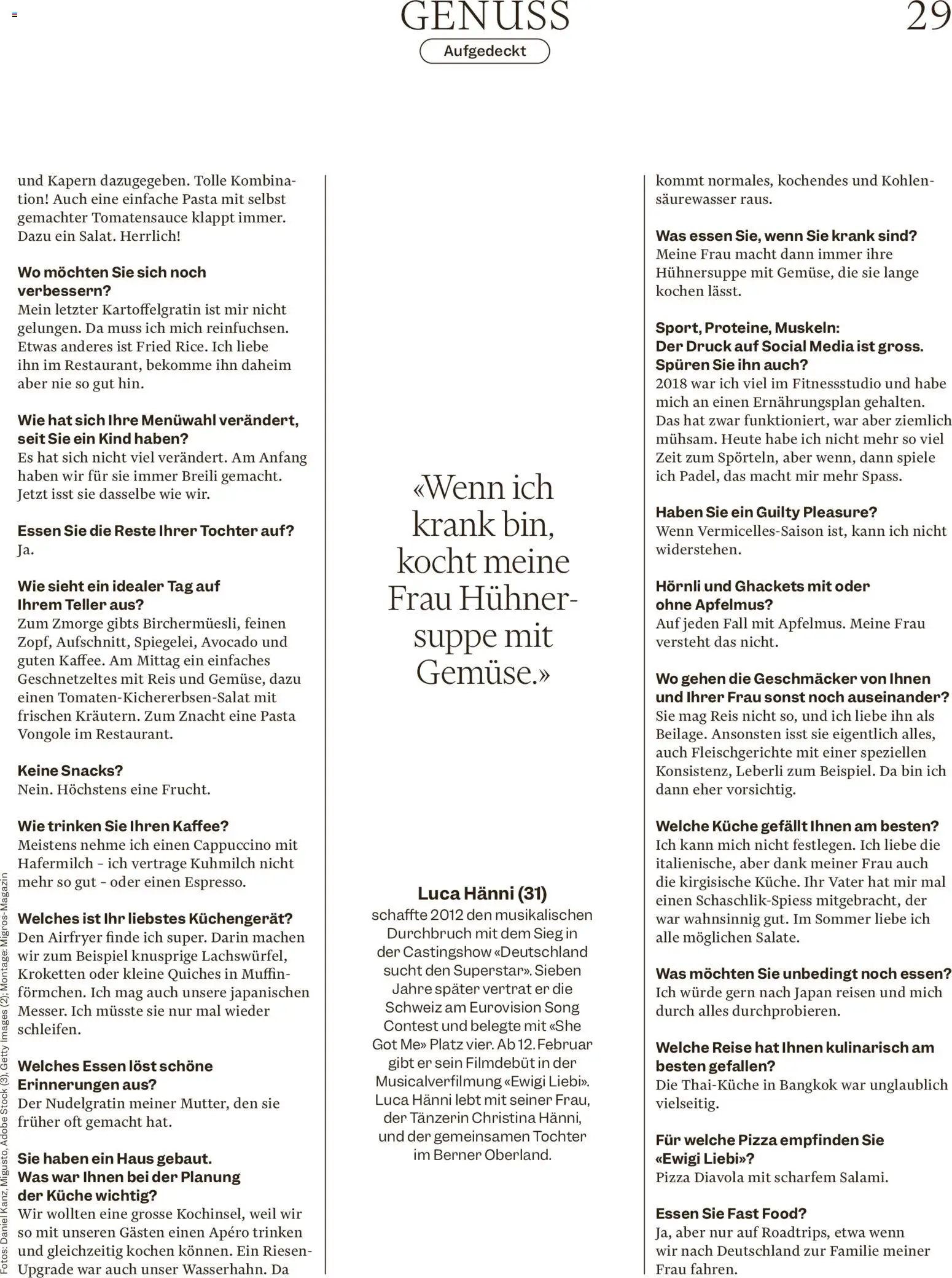 Migros Magazin – gültig ab 11.02.2026 | Seite: 29 | Produkte: Salami, Pizza, Avocado, Fall