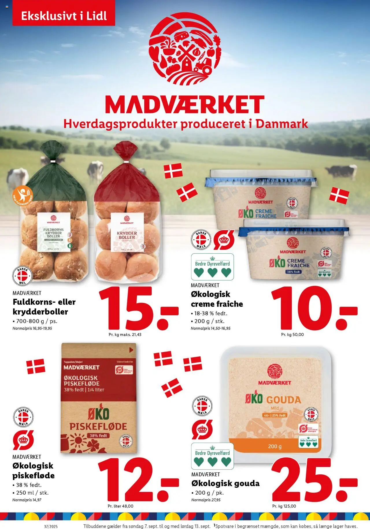 Lidl tilbudsavis – gyldig fra 11.09.2025 | Side: 22 | Produkter: Mælk, Creme, Creme fraiche, Søm