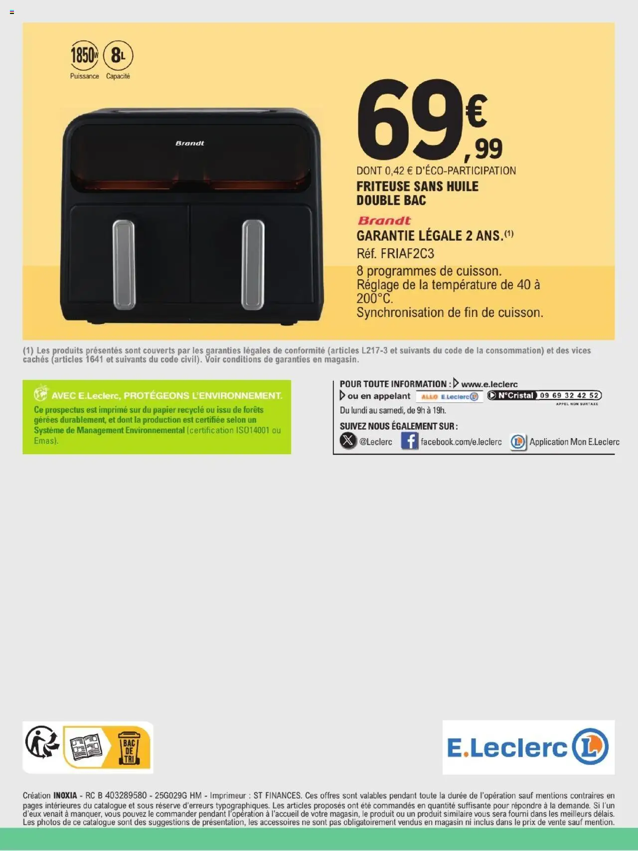  | Page: 16 | Produits: Friteuse, Friteuse sans huile, Air fryer, Huile