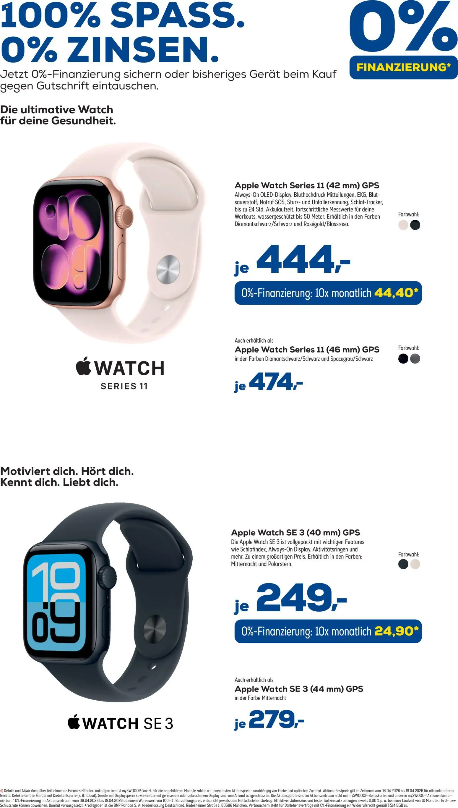 Euronics Prospekt 	 – gültig ab 08.04.2026 | Seite: 15 | Produkte: Apple watch, Apple