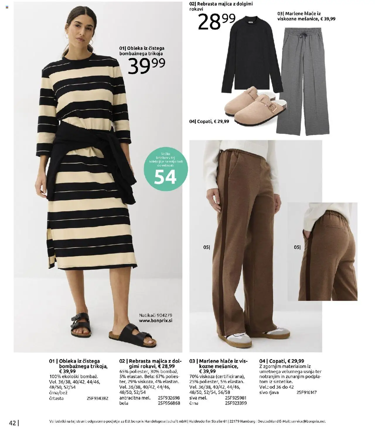 Bonprix katalog │ velja od 01.09.2025 | Stran: 42 | Izdelki: Majica, Hlace, Obleka, Natikaci