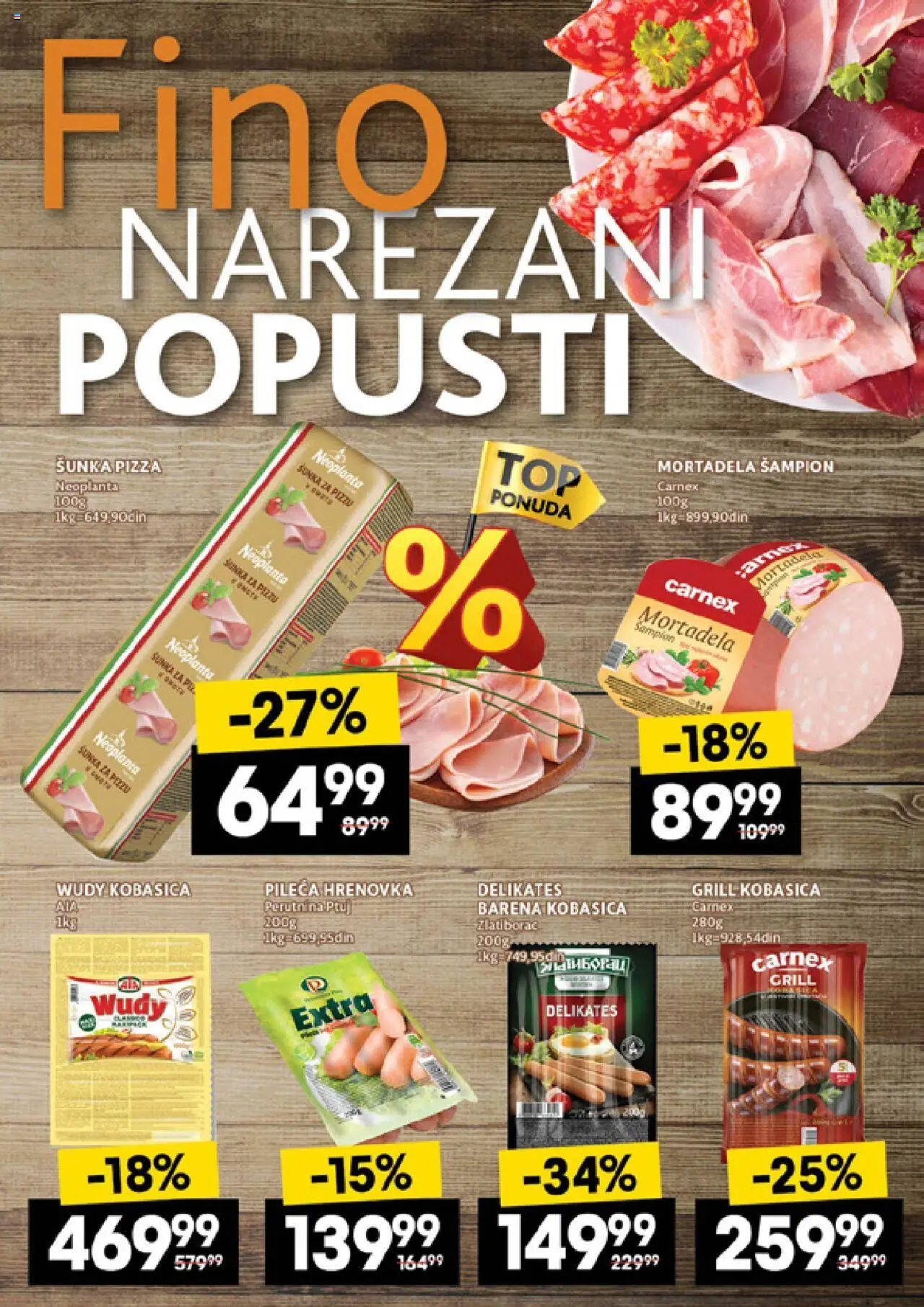 Idea katalog - važi od 21.08.2025 | Strana: 17 | Proizvode: Mortadela, Šunka, Kobasica