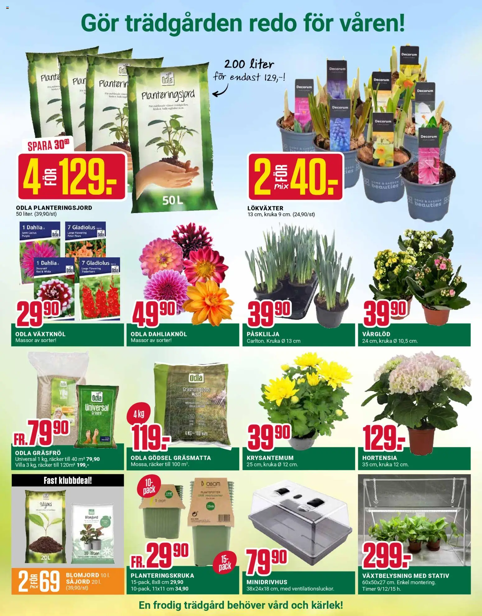 ÖoB reklamblad aktuell från 09.03.2026 | Sida: 7 | Produkter: Blomjord, Planteringsjord, Kruka