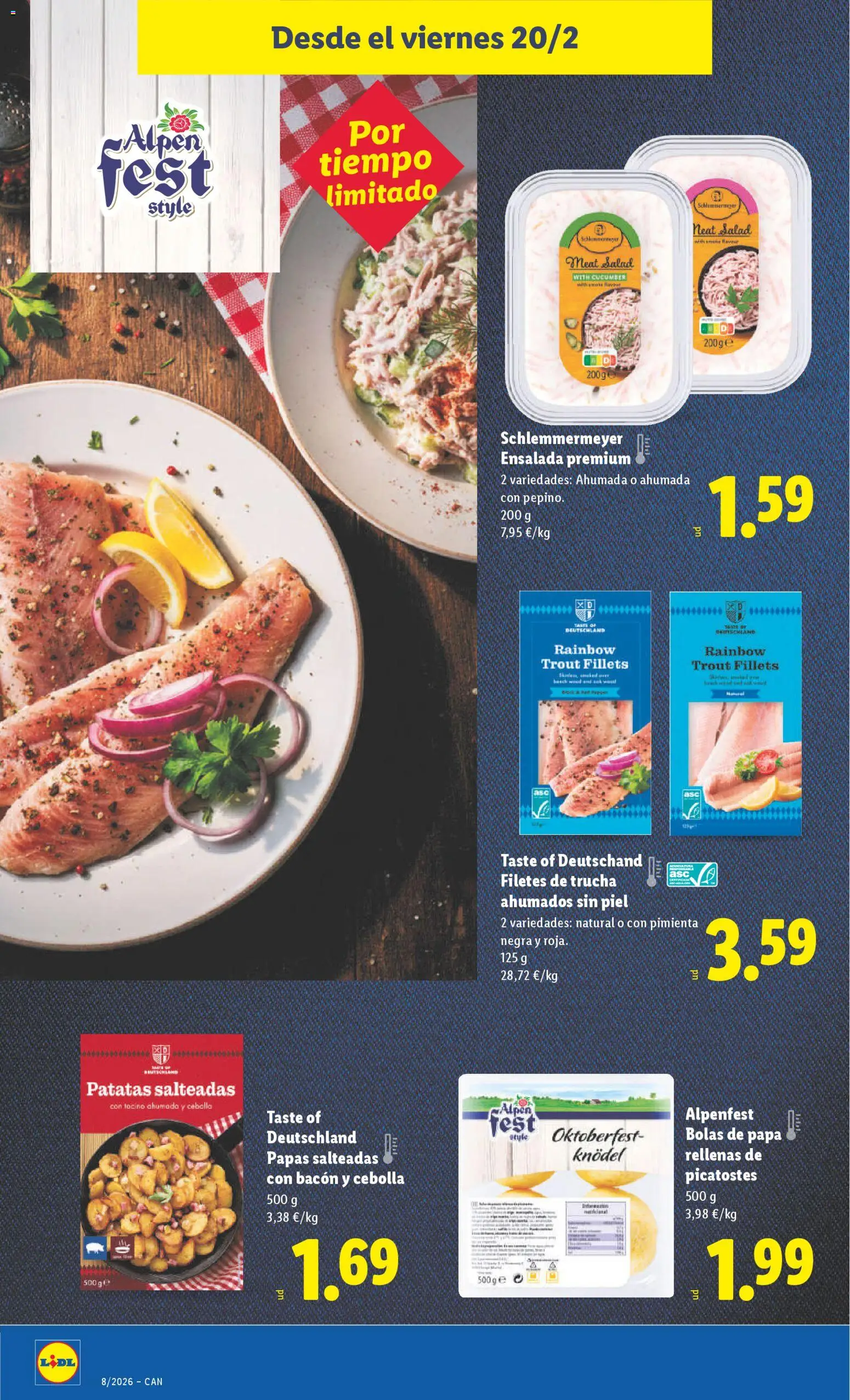 Lidl - Canarias  │ válido desde el 16.02.2026 | Página: 46 | Productos: Ensalada, Παγωμένο τσάι