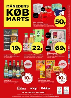 Kvickly - Tilbudsavis uge 11 gyldig fra 13.03.2026 | Side: 42 | Produkter: Pølser, Øl, Cola, Smoothie