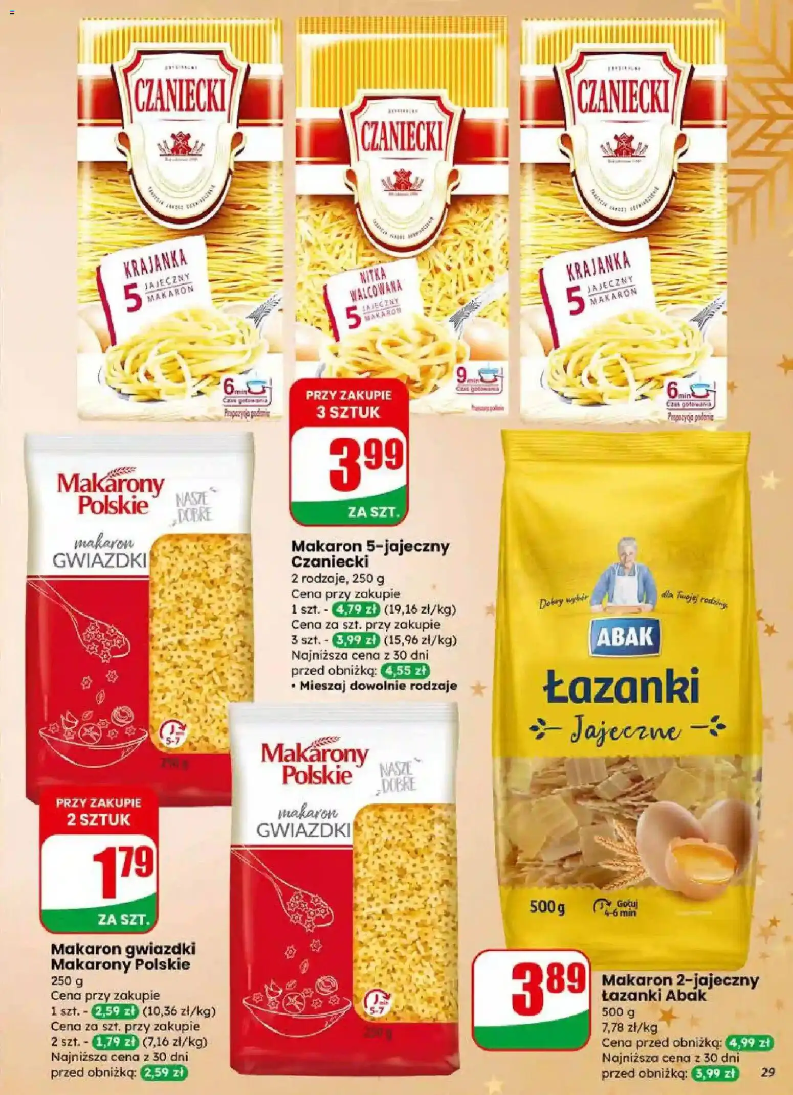 Dino Gazetka od 17.12.2025 | Strona: 29 | Produkty: Makarony, Makaron