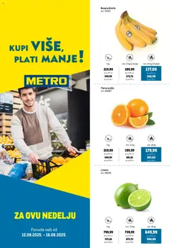 Metro provereno - pregled Metro kataloga - važi od 12.08.2025
