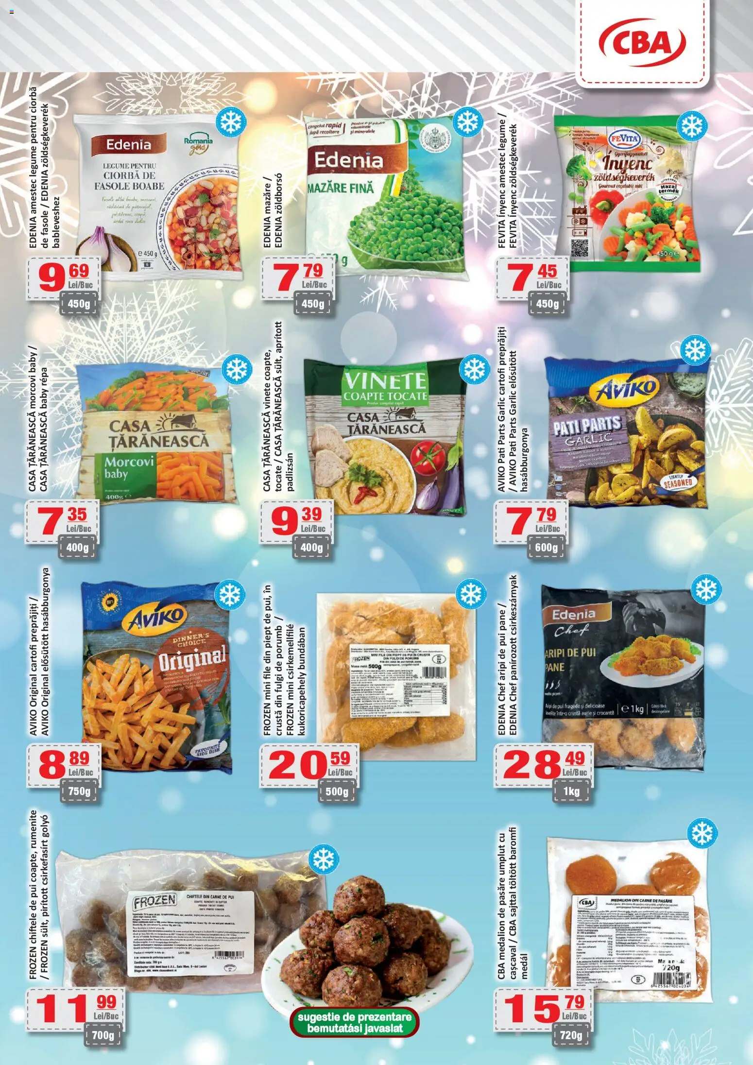 Noul catalog CBA – valabil de la 09.01.2026 | Pagină: 4 | Produse: Mazăre, Cașcaval, Fulgi, Cartofi