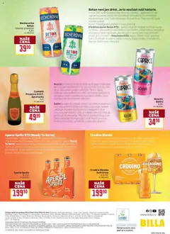 Billa leták - Alko novinky od 02.07.2025 | Strana: 8 | Produkty: Prosecco, Spritz, Becherovka, LED