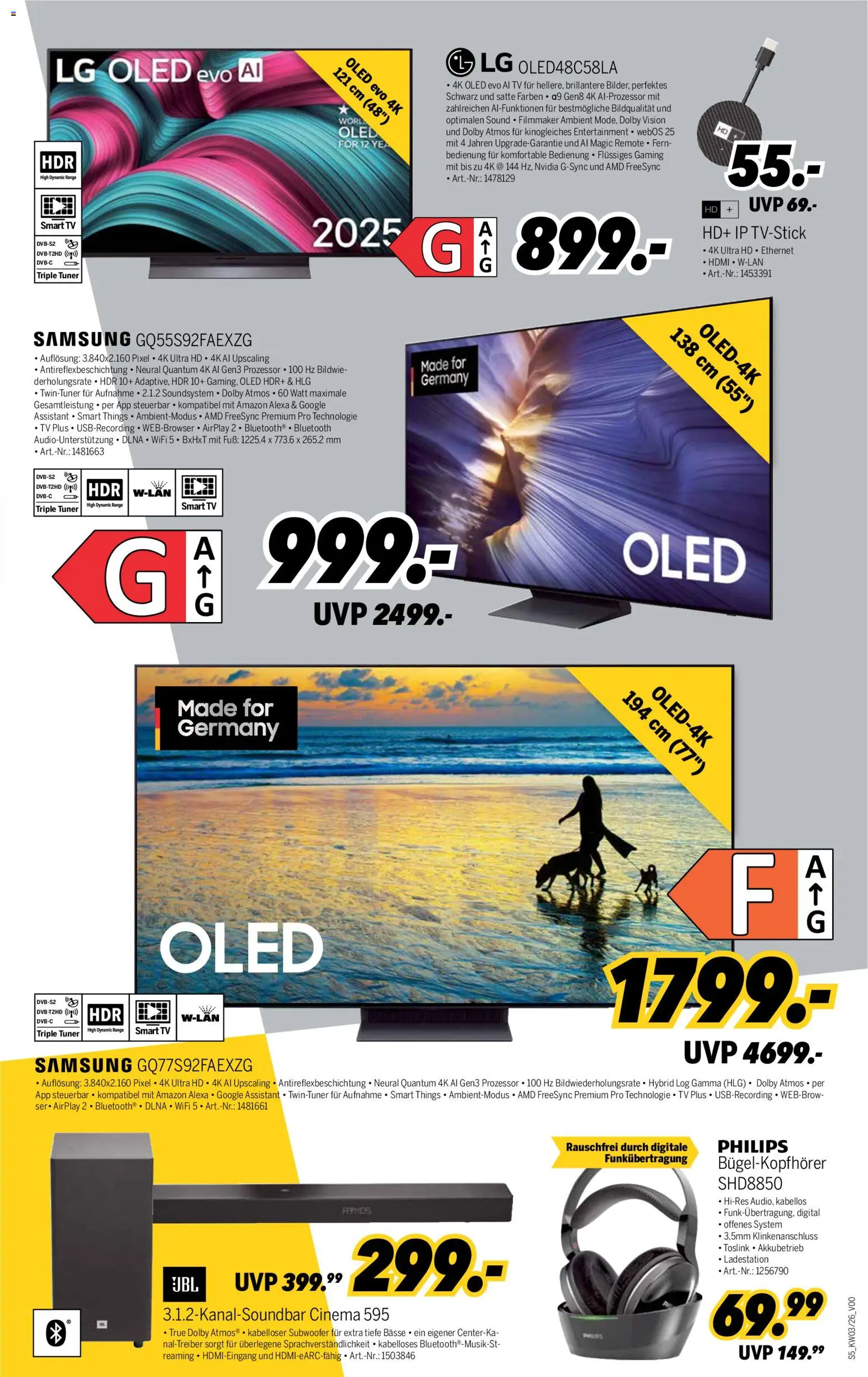 Medimax Prospekt 	 – gültig ab 09.01.2026 | Seite: 5 | Produkte: Philips, Smart TV, Soundsystem, TV