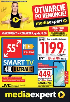 Pogląd oferty "Mediaexpert Gazetka - Otwarcie po remoncie Międzyrzec Podlaski, ul. Nadbrzeżna 2" - ważna od 31.07.2025