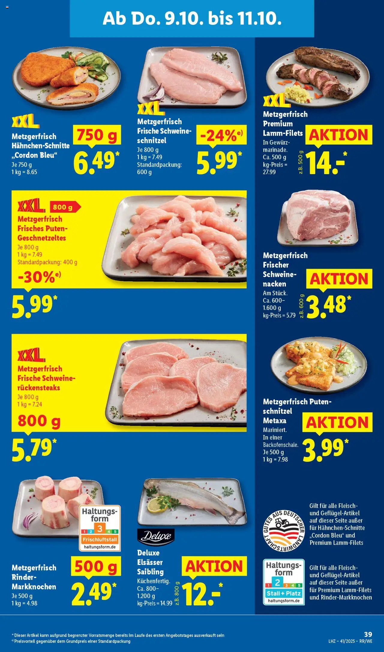 Lidl Prospekt Hilders – gültig ab 06.10.2025 | Seite: 55 | Produkte: Schnitzel, Metaxa, Fleisch