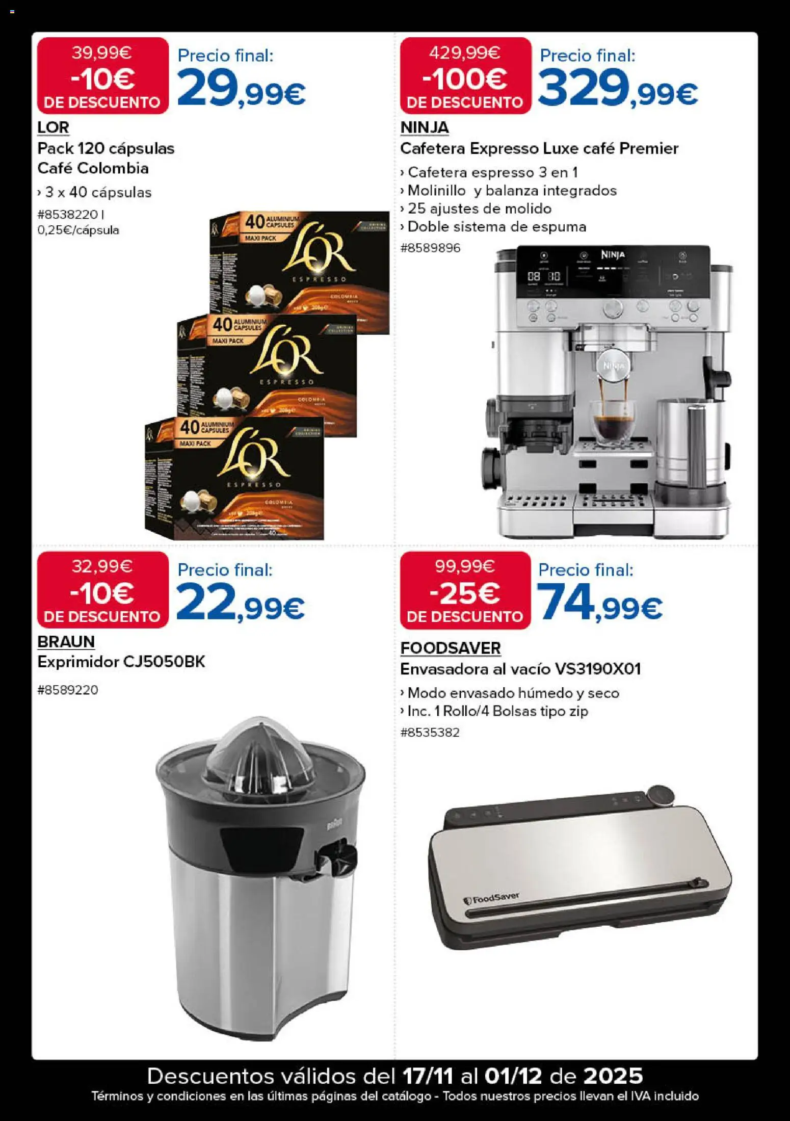 Costco Black Friday │ válido desde el 17.11.2025 | Página: 19 | Productos: Café, Cafetera, Exprimidor