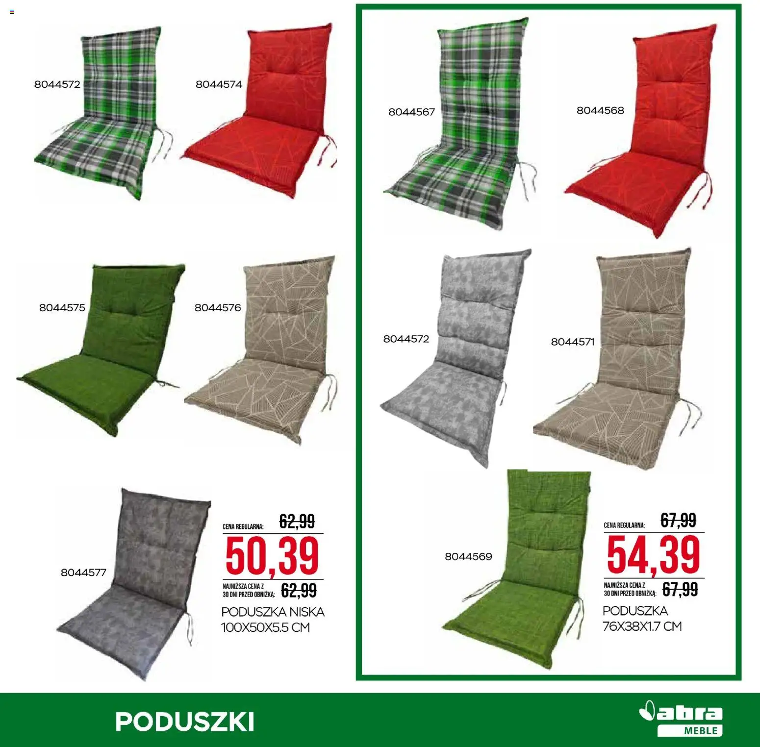 Abra meble gazetka od 24.04.2026 | Strona: 17 | Produkty: Poduszka