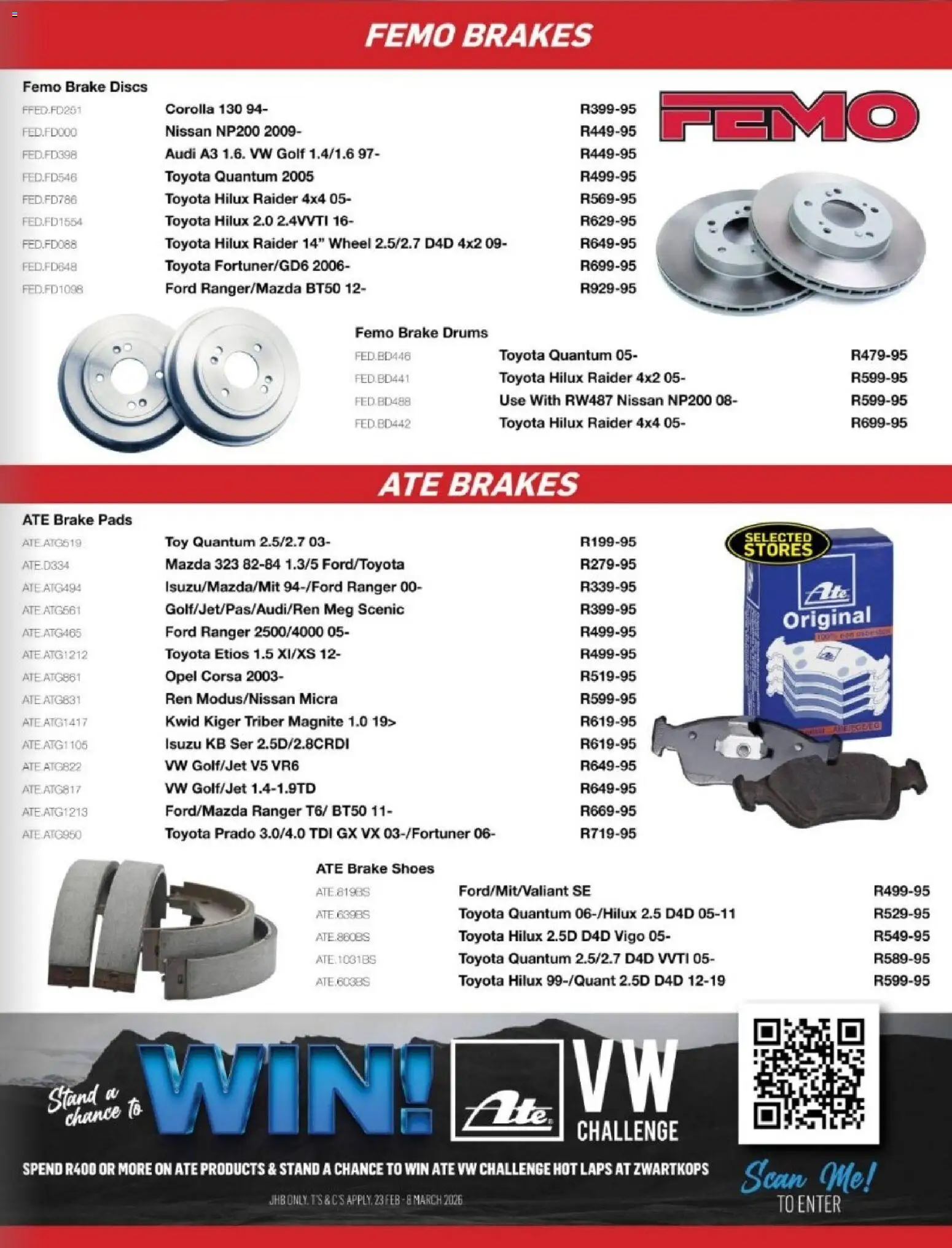 New AutoZone catalogue – valid from 23.02.2026 | Page: 21 | Products: Pads