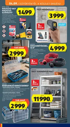 Aldi akciós újság - amely érvényes a következő dátumtól: 09.04.2026 | Oldal: 24 | Termékek: Ragasztó, Rendszerező, Dekoráció