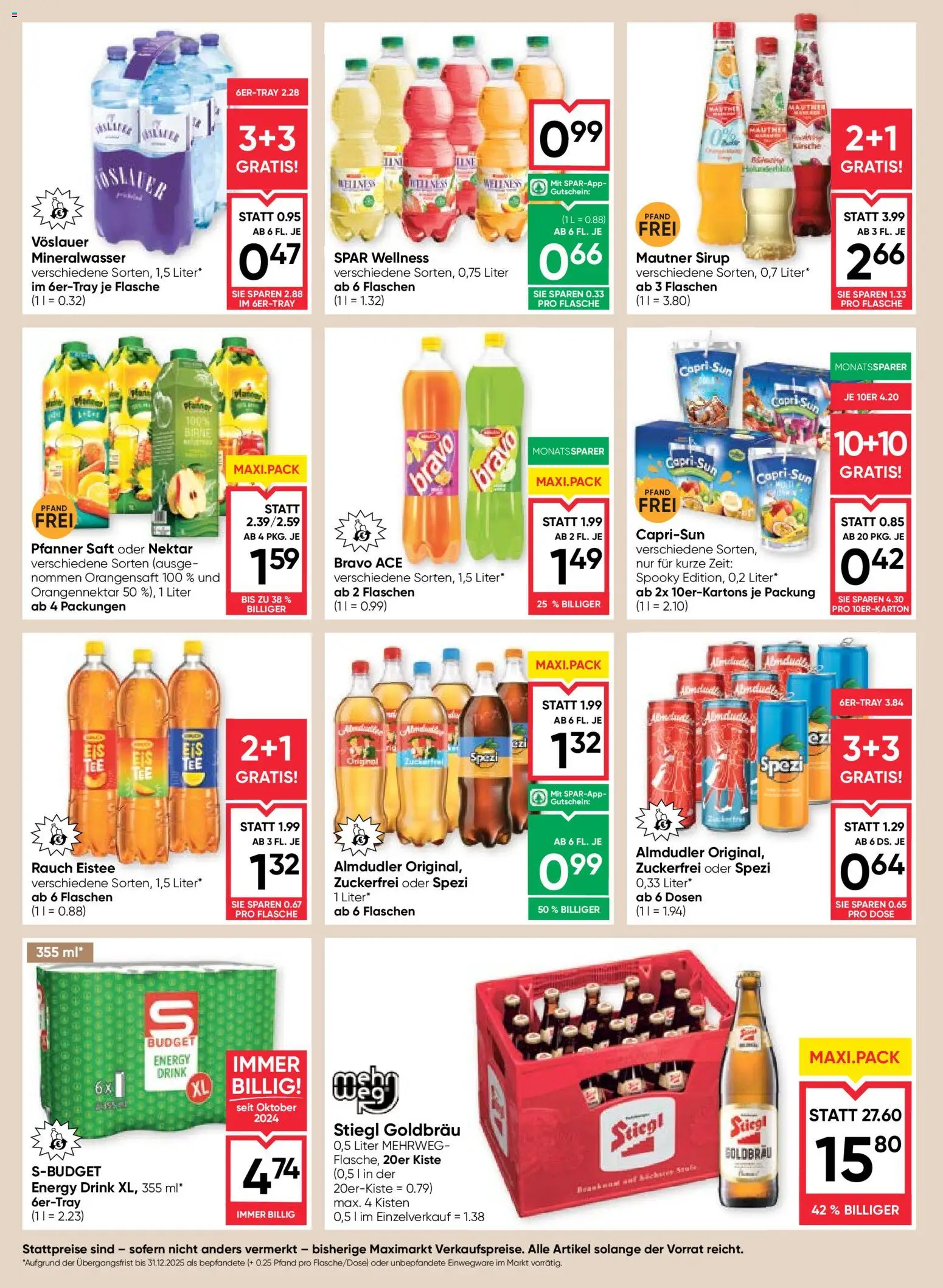 Maximarkt Flugblatt gültig ab 06.11.2025 | Seite: 14 | Produkte: Birne, Saft