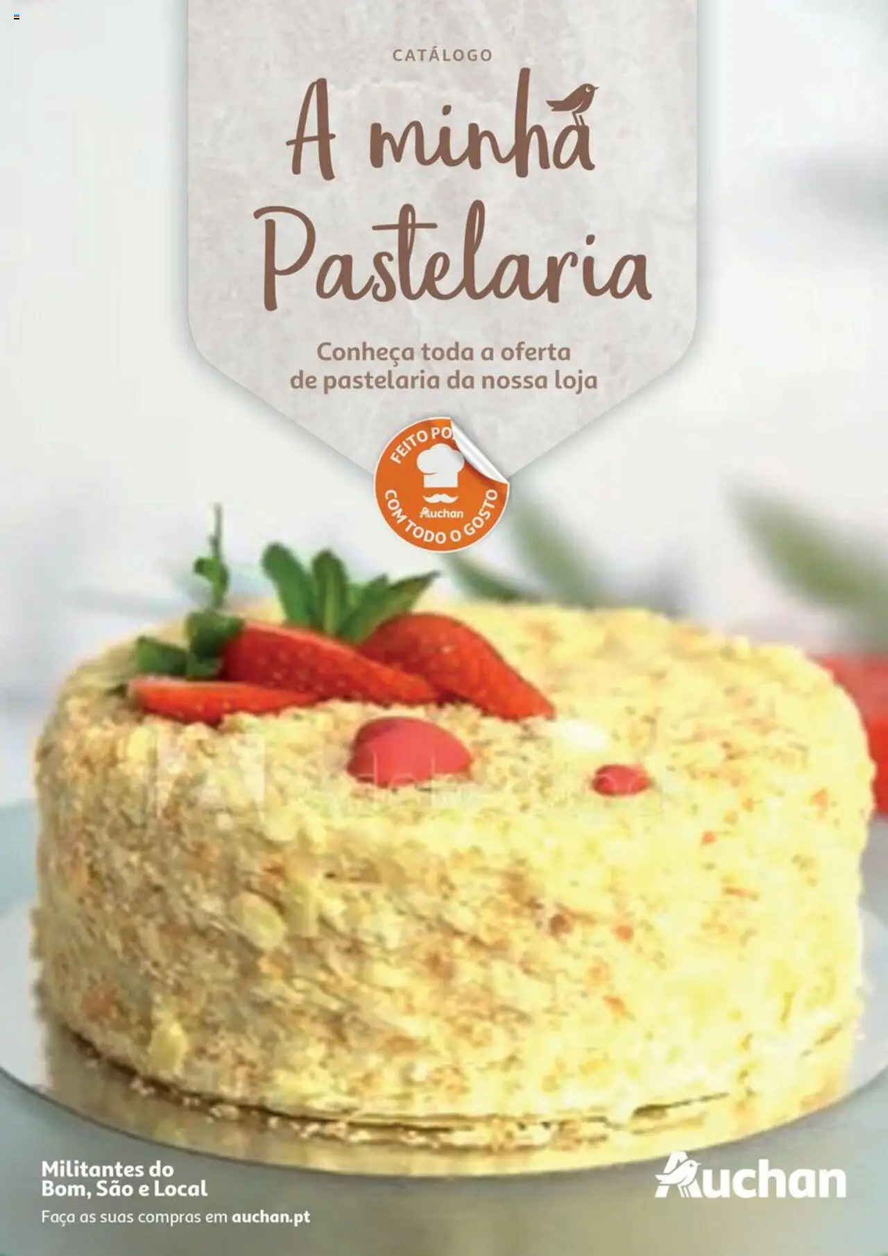 Auchan Catálogo de Pastelaria │ válido de 08.04.2024 | Página: 1 | Produtos: Faca, Pó