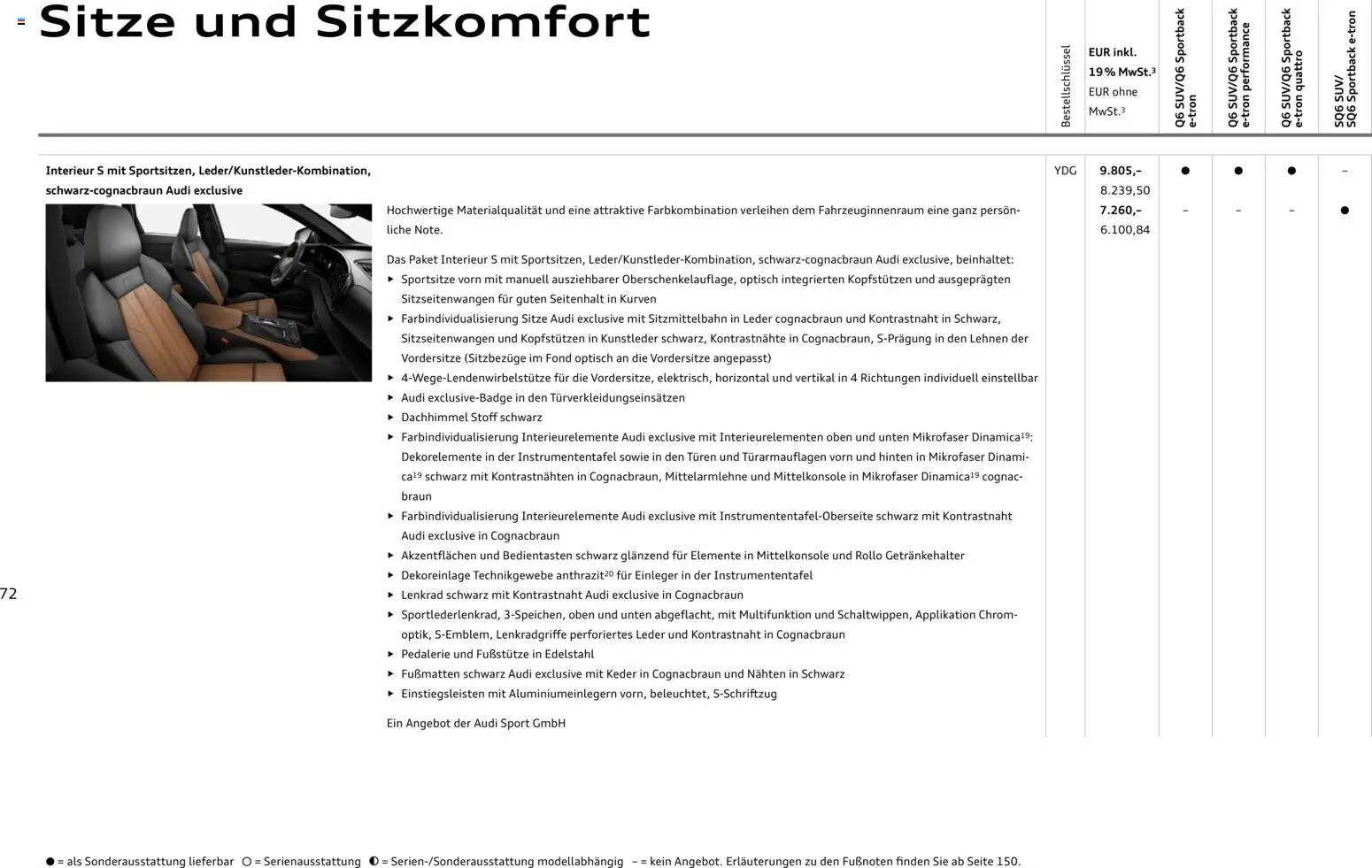 Audi Prospekt 	 – gültig ab 28.10.2025 | Seite: 72