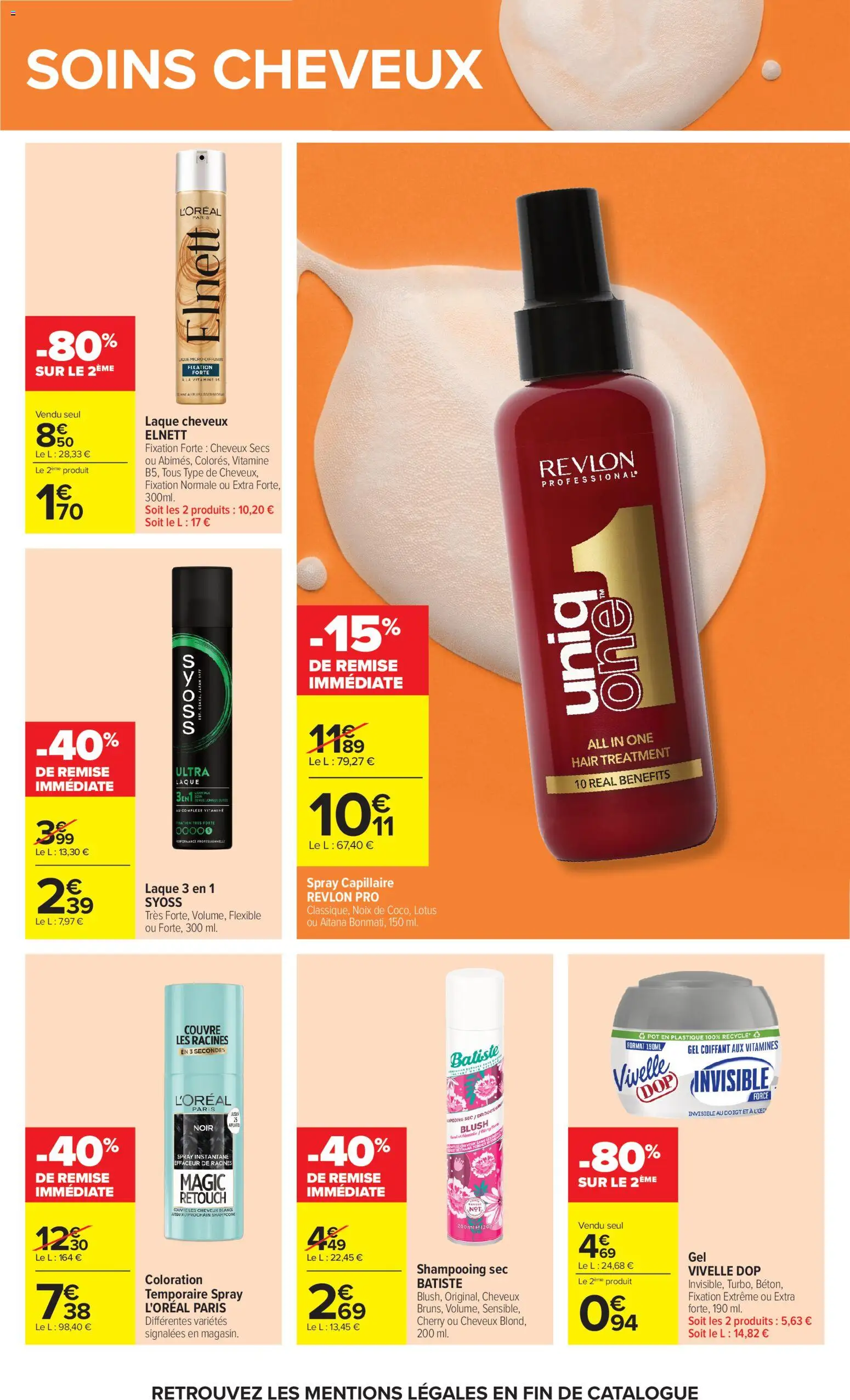 {H1} | Page: 10 | Produits: Coloration, Blush, Laque, Noix