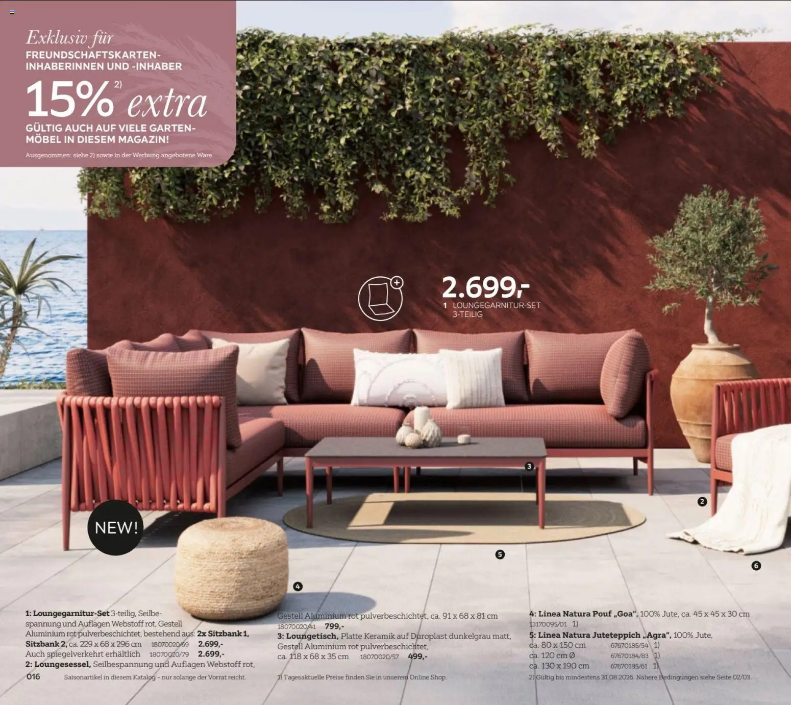 XXXL Lutz My Home Garten – gültig ab 23.02.2026 | Seite: 16 | Produkte: Sitzbank, Pouf
