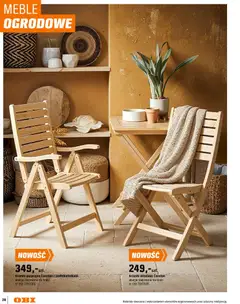 Pogląd oferty "OBI gazetka - Ogród" - ważna od 11.03.2026 | Strona: 28 | Produkty: Krzesło, Meble ogrodowe