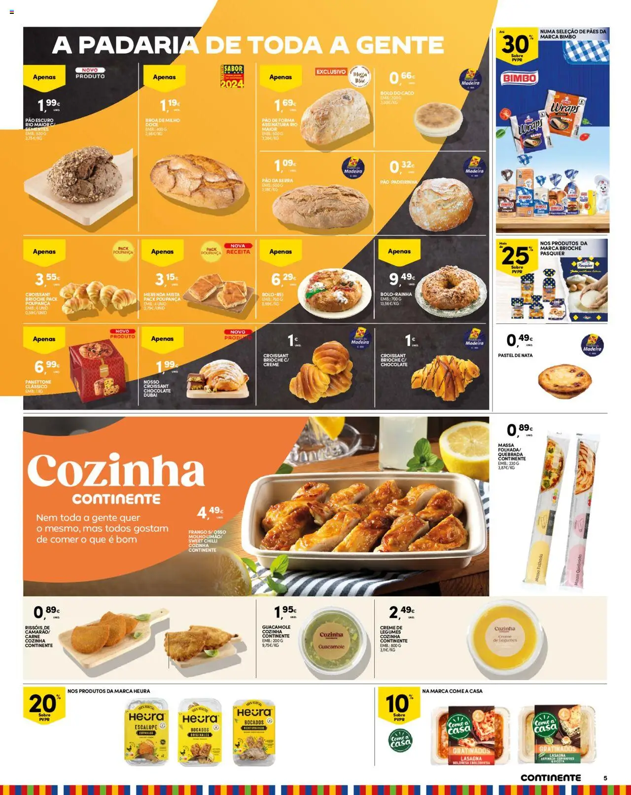 Continente - Madeira │ válido de 21.10.2025 | Página: 5 | Produtos: Massa folhada, Frango, Carne, Milho
