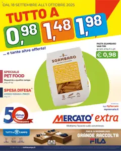 Anteprima del volantino Mercatò Extra catalogo valido a partire dal 18.09.2025