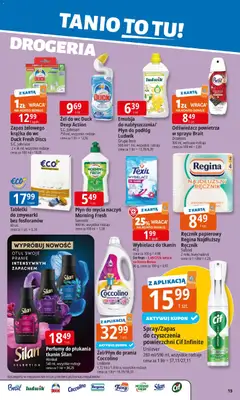 Pogląd oferty "E.Leclerc Gazetka" - ważna od 10.11.2025 | Strona: 19 | Produkty: Odświeżacz, Odświeżacz powietrza, Ręcznik papierowy, Wybielacz do tkanin