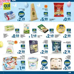 Anteprima del volantino Qui Discount volantino valido a partire dal 17.03.2026 | Pagina: 2 | Prodotti: Yogurt, Acqua, Latte, Provola