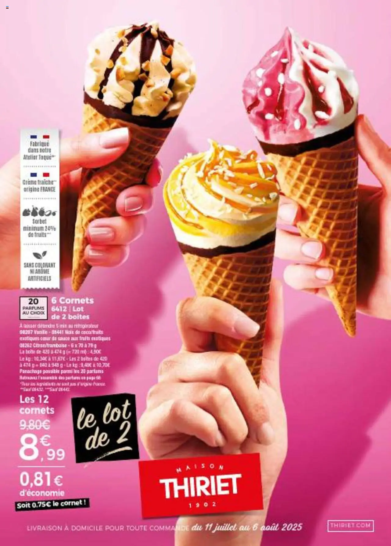  | Page: 1 | Produits: Crème fraiche, Noix, Crème
