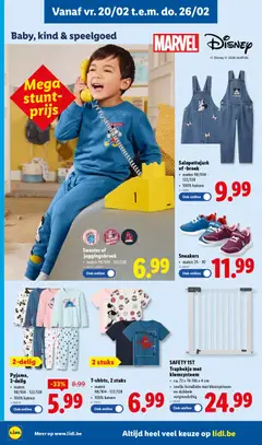 Sneakers, maten 25 - 30 - Voorbeeld van een folder van Lidl, geldig van 18.02.2026 | Pagina: 34