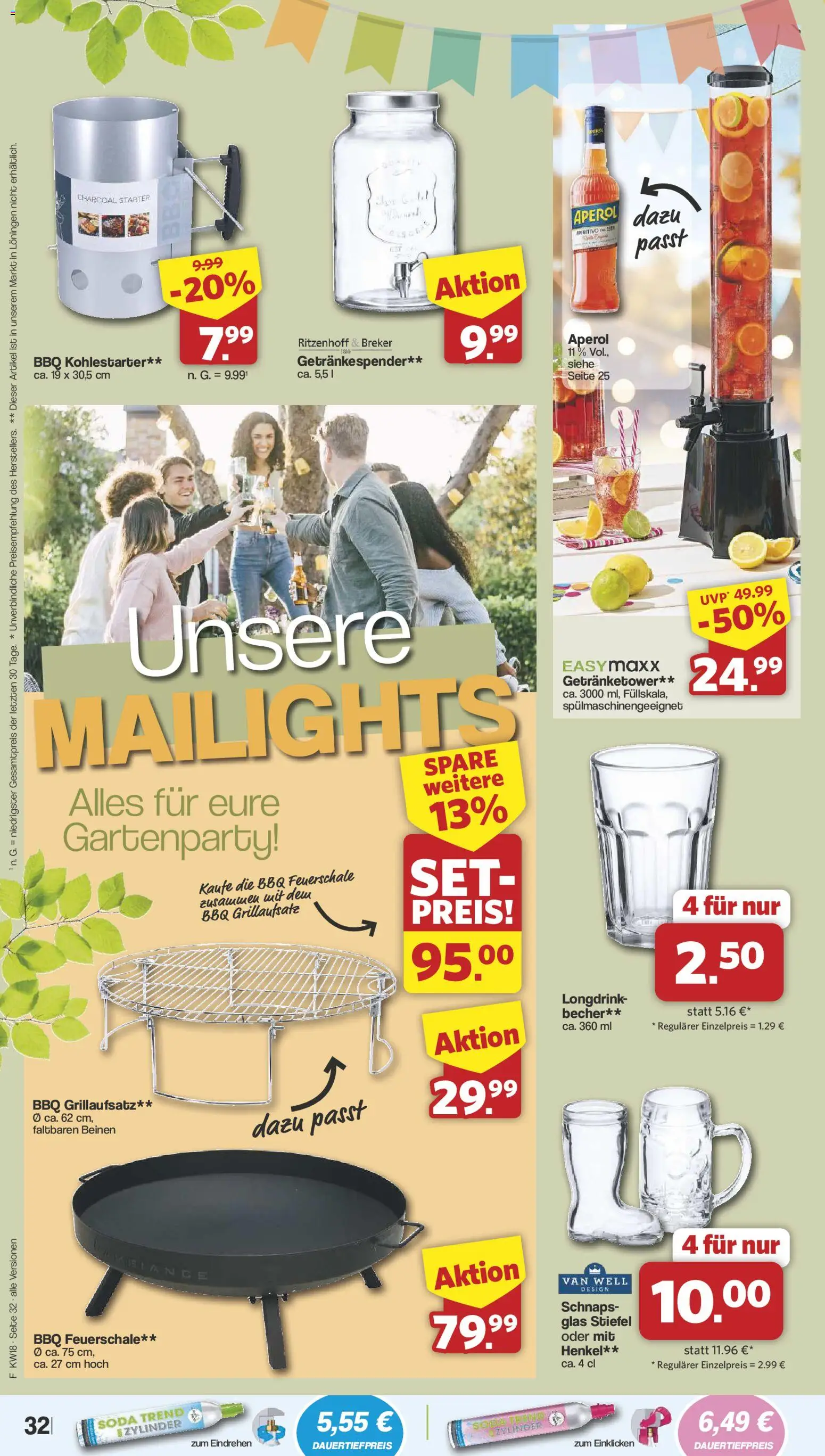 Famila Nordwest Prospekt 	 – gültig ab 27.04.2026 | Seite: 33 | Produkte: Schnaps, Aperol, Stiefel