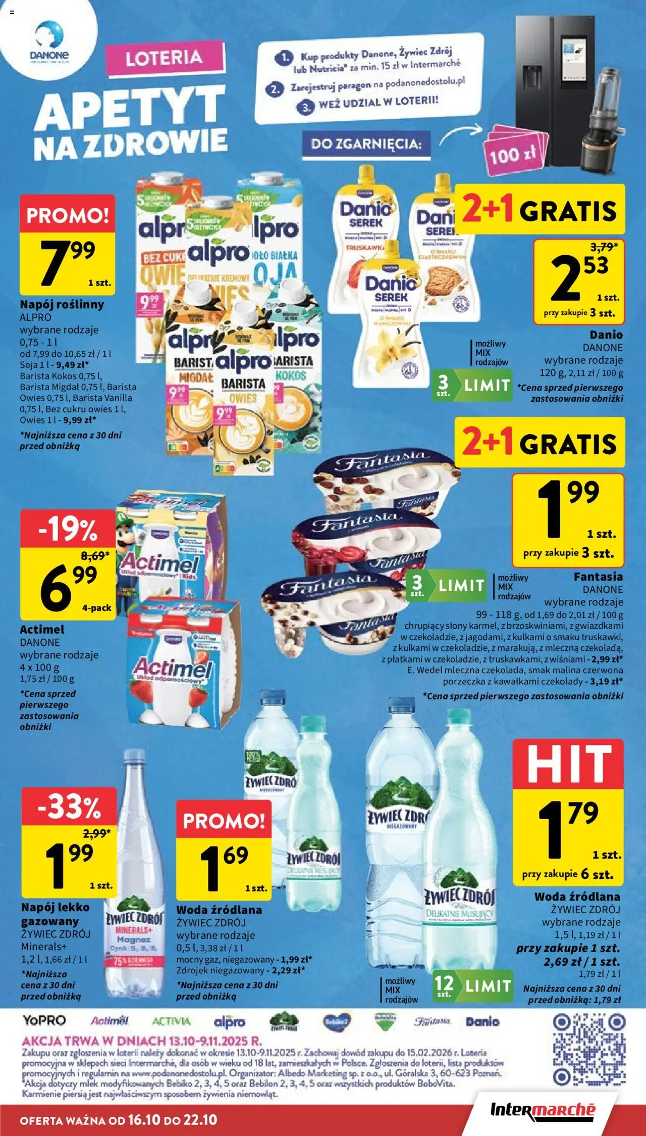 Intermarche Gazetka od 16.10.2025 | Strona: 23 | Produkty: Czekolady, Malina, Alpro, Porzeczka